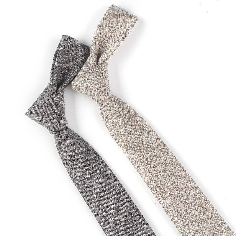 Modern Narrow Cotton Tie