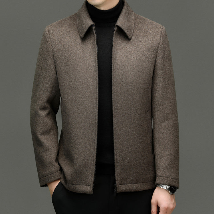 Refined All-Season Wool Coat