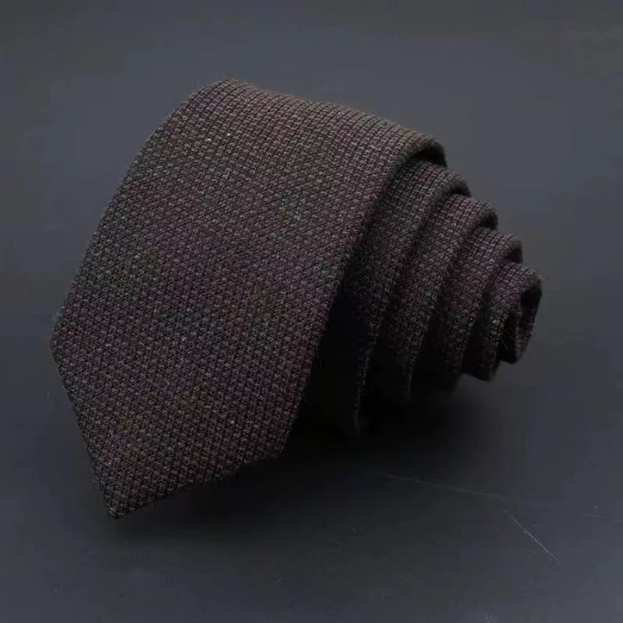 Plaid Narrow Tie