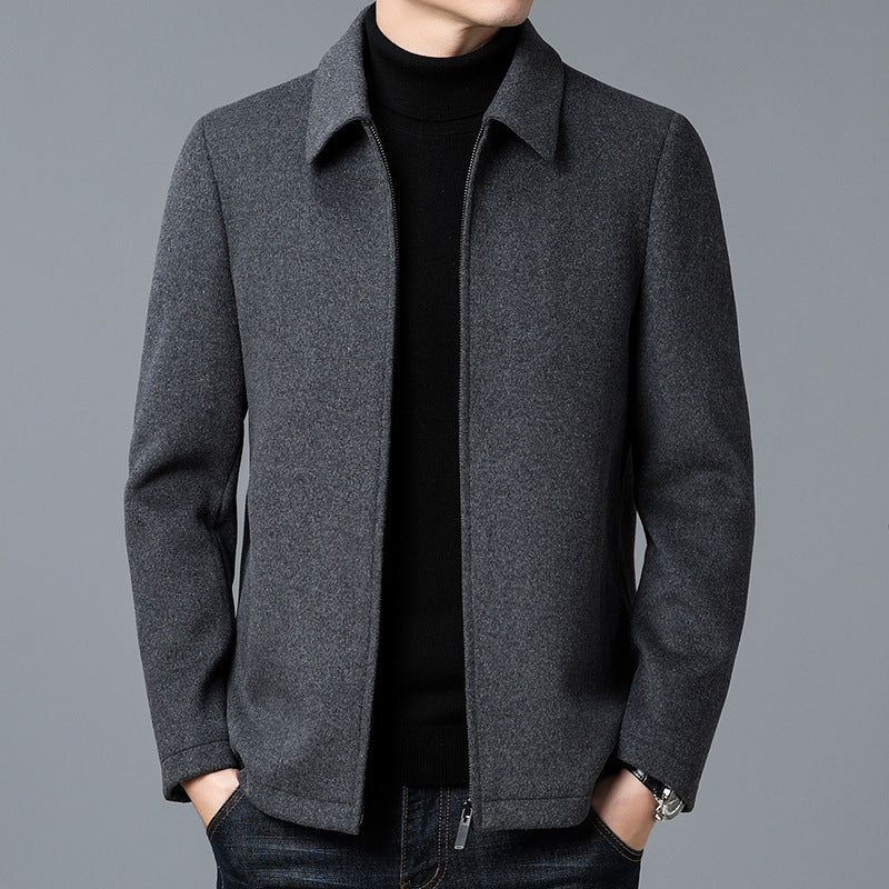 Refined All-Season Wool Coat