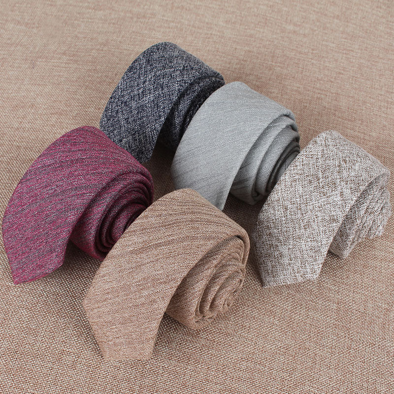 Modern Narrow Cotton Tie