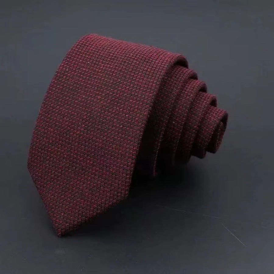 Plaid Narrow Tie