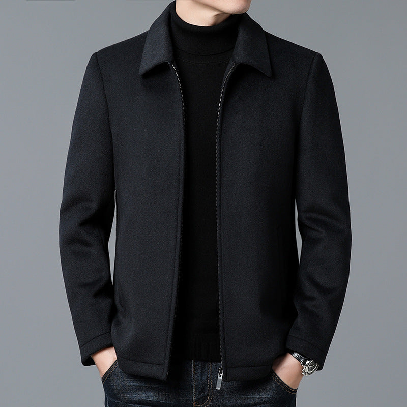 Refined All-Season Wool Coat