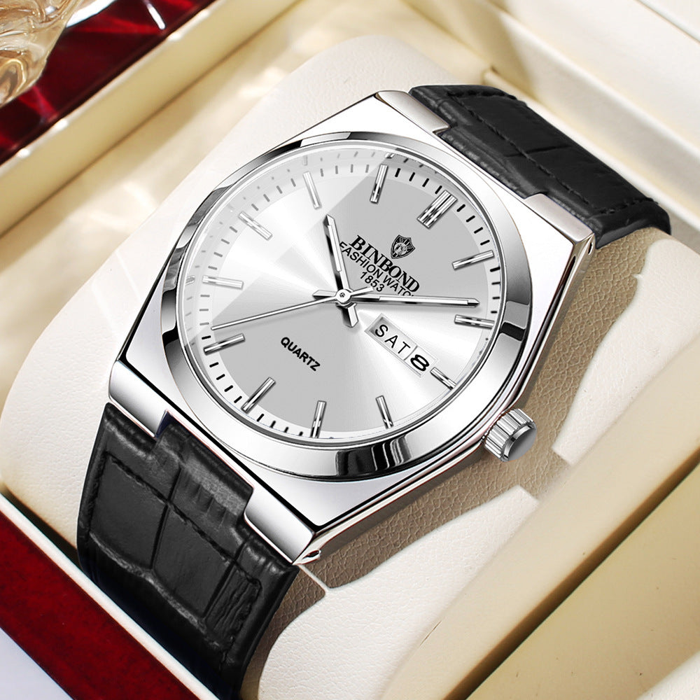 Royale Leather Quartz Watch
