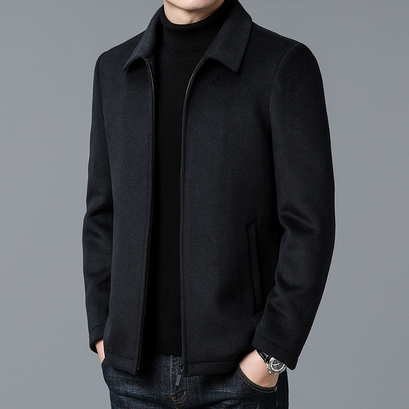 Refined All-Season Wool Coat