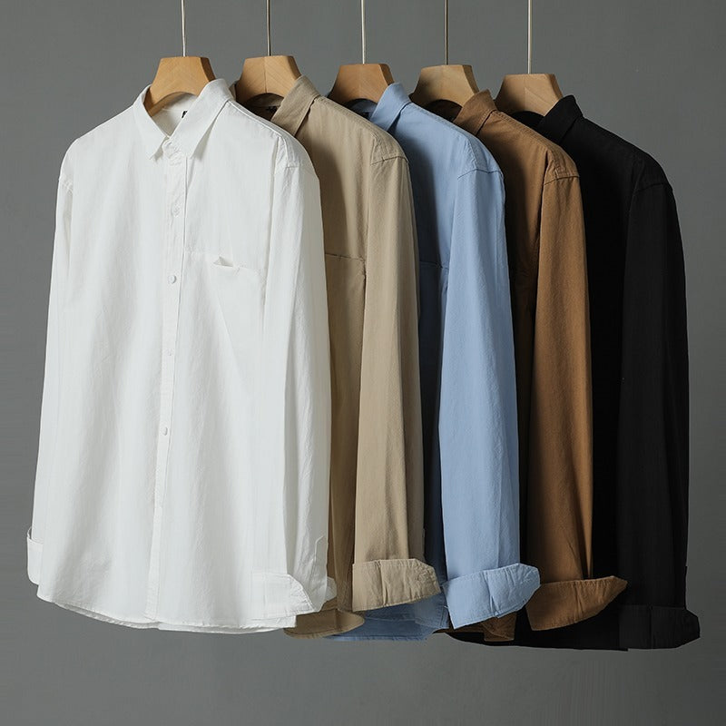 Classic Cotton Long-Sleeve Shirt