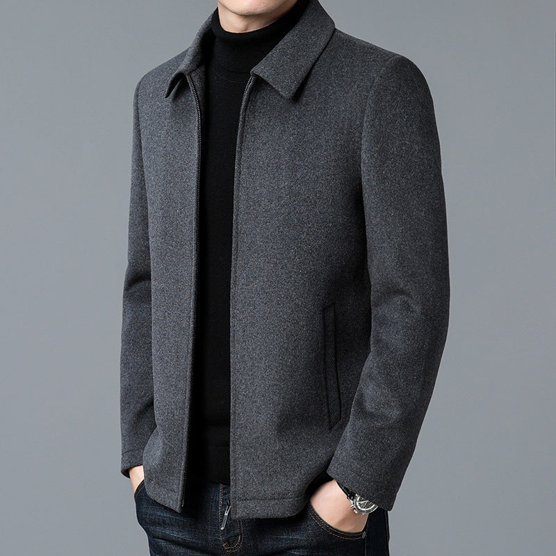Refined All-Season Wool Coat