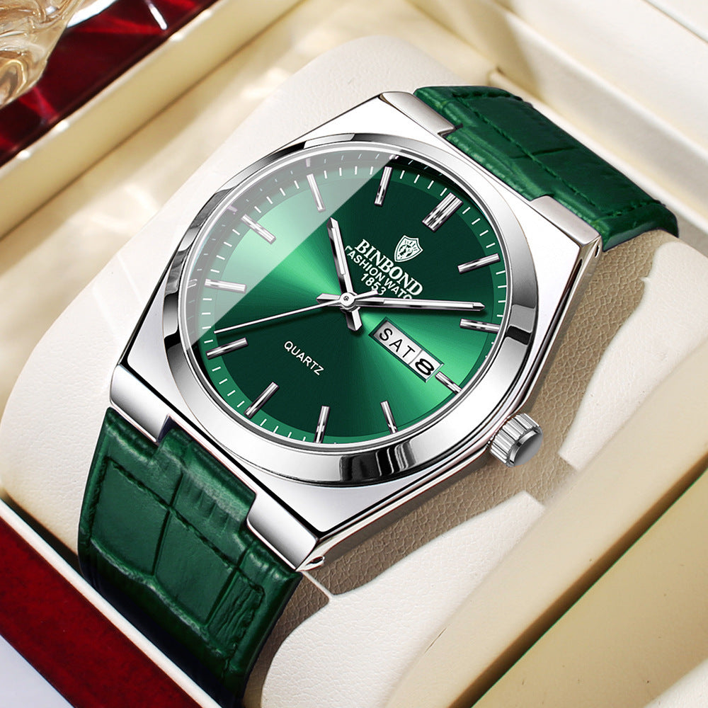 Royale Leather Quartz Watch