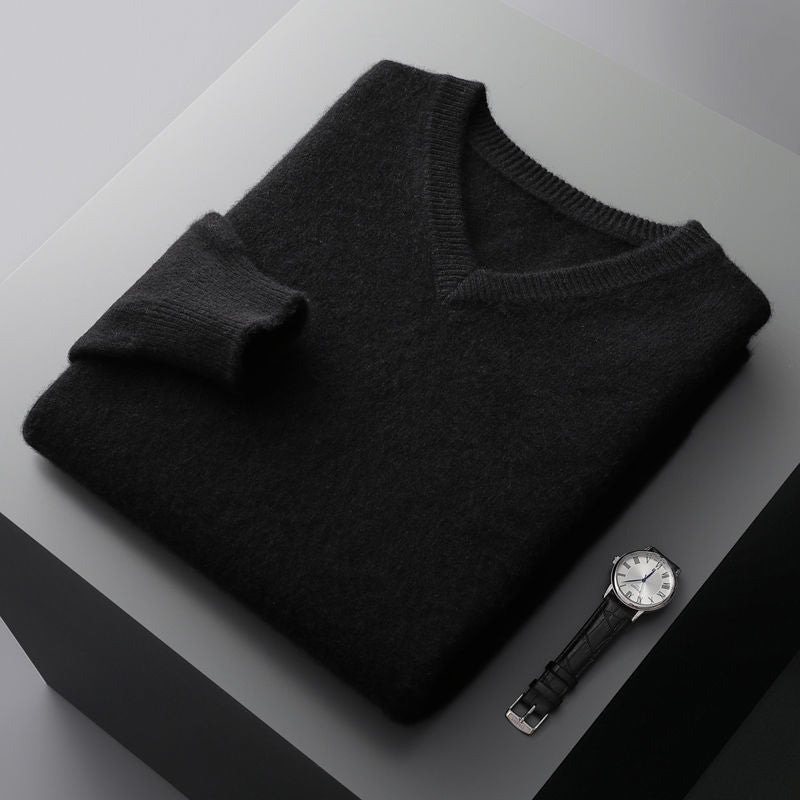Wool V-Neck Knit