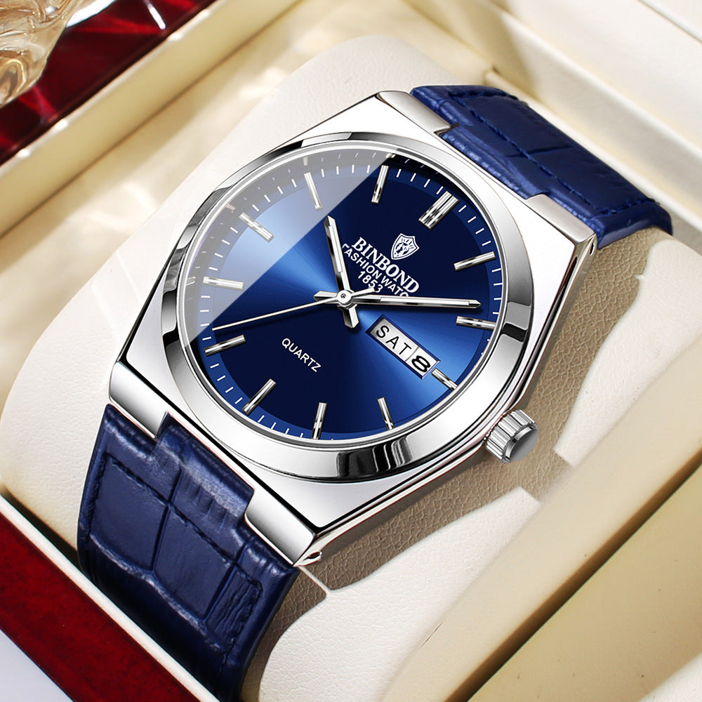 Royale Leather Quartz Watch