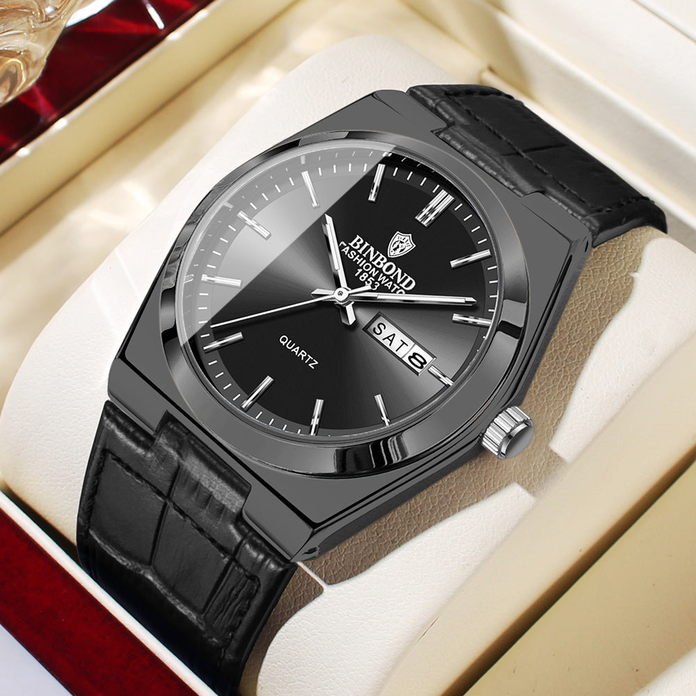 Royale Leather Quartz Watch