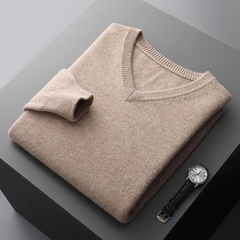 Wool V-Neck Knit